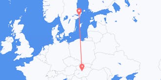 Flyreiser fra Sverige til Ungarn