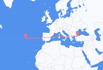 Flyreiser fra Istanbul, Tyrkia til Terceira, Portugal