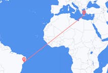 Flights from Aracaju, Brazil to Heraklion, Greece