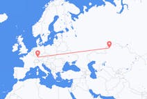 Flyreiser fra Kostanaj, Kasakhstan til Stuttgart, Tyskland