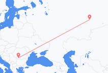 Flyreiser fra Jekaterinburg, Russland til Craiova, Romania
