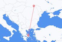 Flüge von Suczawa, nach Athen