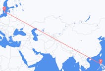 Flyreiser fra Manila, Filippinene til Visby, Sverige