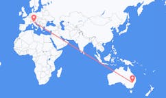 Flyrejser fra Dubbo, Australien til Verona, Italien