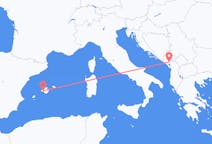 Flights from Palma de Mallorca, Spain to Podgorica, Montenegro
