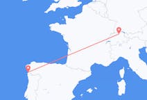 Vluchten uit Zürich, Zwitserland naar Vigo, Spanje