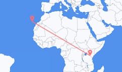 Flights from Amboseli National Park to La Palma