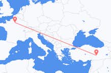 Flyrejser fra Malatya, Tyrkiet til Paris, Frankrig
