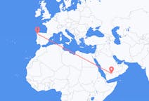 Flights from Sharurah, Saudi Arabia to Santiago de Compostela, Spain