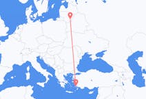 Flyreiser fra Vilnius, Litauen til Bodrum, Tyrkia