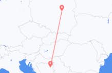 Flyrejser fra Tuzla, Bosnien-Hercegovina til Warszawa, Polen