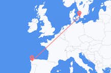 Flyg från Santiago de Compostela till Köpenhamn