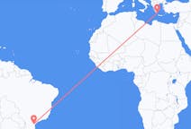 Flyreiser fra Curitiba, Brasil til Kythera, Hellas