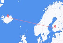 Flyrejser fra Akureyri til Tampere