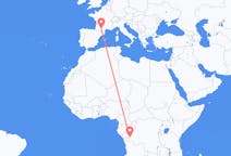 Flyreiser fra Brazzaville, Kongo-Brazzaville til Toulouse, Frankrike