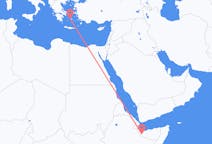Flyg från Hargeisa till Paros