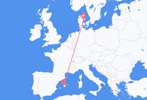 Flyreiser fra Aarhus, Danmark til Palma, Spania
