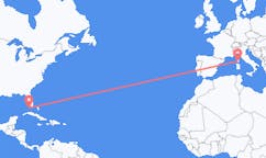 Flyg från Key West, USA till Figari, Frankrike
