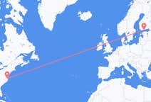 Flyrejser fra Norfolk til Helsinki