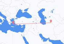 Flyg från Asjchabad, Turkmenistan till Naxos, Grekland
