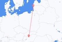 Vols de Palanga, Lituanie pour Budapest, Hongrie