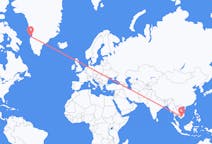 Flyrejser fra Ho Chi Minh-byen, Vietnam til Aasiaat, Grønland