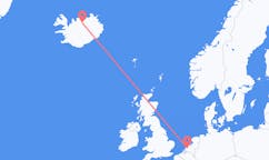 Flights from the city of Rotterdam, the Netherlands to the city of Akureyri, Iceland