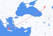 เที่ยวบิน จาก มิเนอรัลนี่ โวดี้, รัสเซีย ไปยัง ชาเนีย, กรีซ
