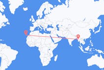 Flights from Magway, Myanmar (Burma) to Santa Cruz de La Palma, Spain