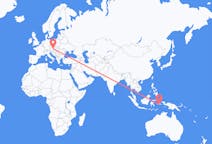 Flyreiser fra Ambon, Maluku, til Vienna