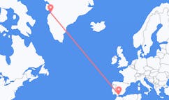 出发地 格陵兰出发地 卡西江吉特目的地 西班牙Malaga的航班