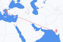 Flights from Kandla, India to Chios, Greece