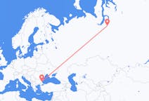 Flights from Novy Urengoy, Russia to Burgas, Bulgaria
