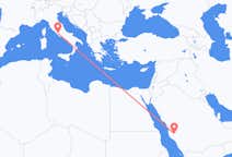 Flyg från Ta if, Saudiarabien till Rom, Italien
