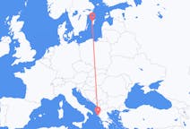 Flüge von Visby, Schweden nach Korfu, Griechenland