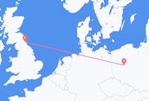 Flights from Newcastle upon Tyne, England to Poznań, Poland