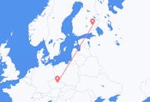 Flights from Savonlinna, Finland to Pardubice, Czechia