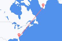 Flights from Savannah to Narsarsuaq