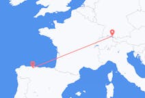 Flights from Asturias, Spain to Friedrichshafen, Germany