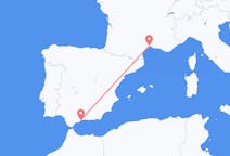 Voli da Málaga, Spagna to Montpellier, Francia