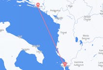Flights from Dubrovnik in Croatia to Corfu in Greece