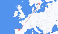 Flights from Valladolid, Spain to Linköping, Sweden