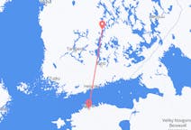 Flyrejser fra Jyväskylä, Finland til Tallinn, Estland