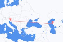 Flights from Aktau to Trieste