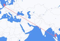 Flyreiser fra Penang, Malaysia til Amsterdam, Nederland