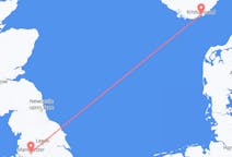 Flights from Kristiansand, Norway to Manchester, England