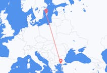 Loty z miasta Aleksandropolis do miasta Visby (Dania)