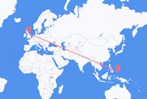 Flights from Koror, Palau to Newcastle upon Tyne, the United Kingdom