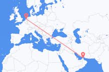 Flyg från Ras al-Khaimah, Förenade Arabemiraten till Amsterdam, Nederländerna