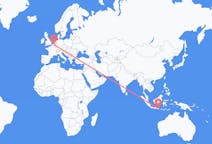 Flyreiser fra Banyuwangi, Indonesia til Brussel, Belgia